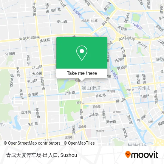 青成大厦停车场-出入口 map