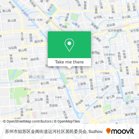 苏州市姑苏区金阊街道运河社区居民委员会 map
