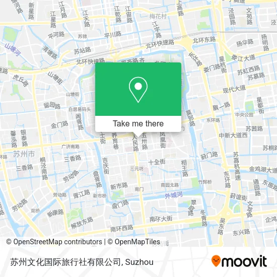 苏州文化国际旅行社有限公司 map