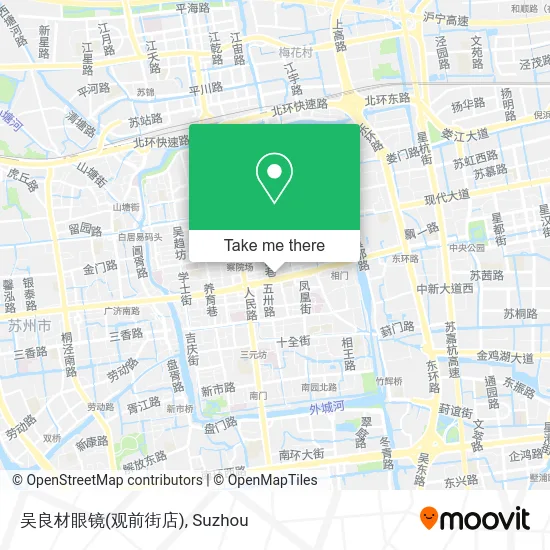 吴良材眼镜(观前街店) map