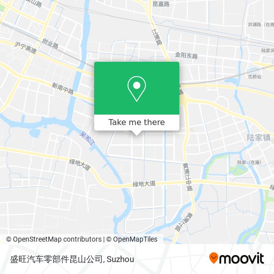 盛旺汽车零部件昆山公司 map