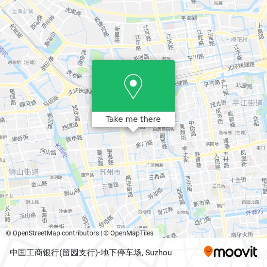 中国工商银行(留园支行)-地下停车场 map