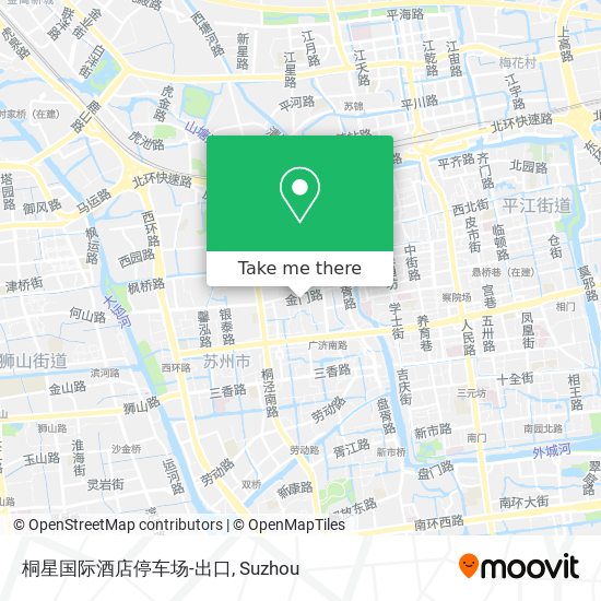 桐星国际酒店停车场-出口 map