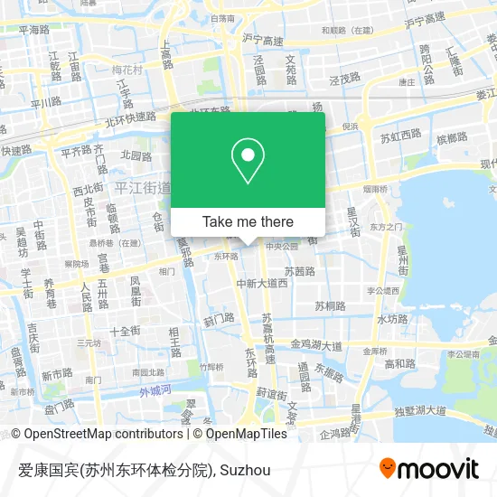 爱康国宾(苏州东环体检分院) map