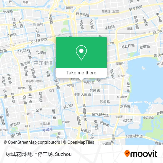 绿城花园-地上停车场 map