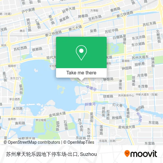 苏州摩天轮乐园地下停车场-出口 map