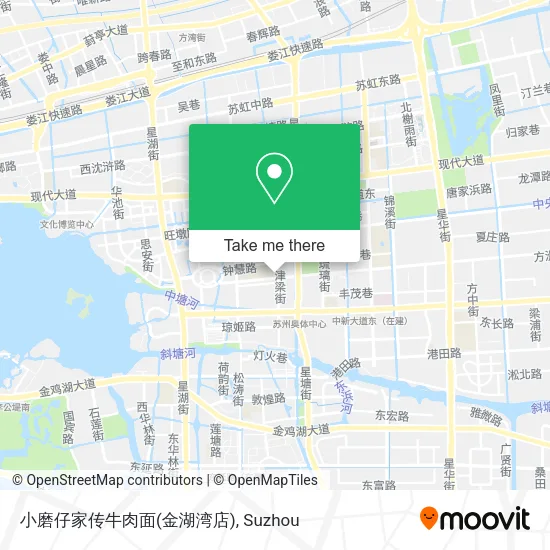 小磨仔家传牛肉面(金湖湾店) map