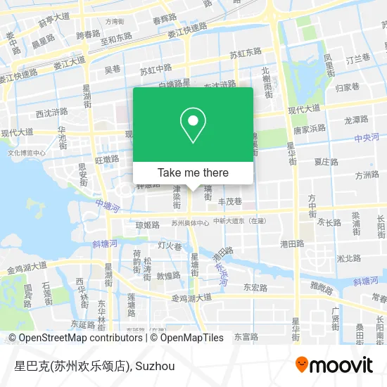 星巴克(苏州欢乐颂店) map