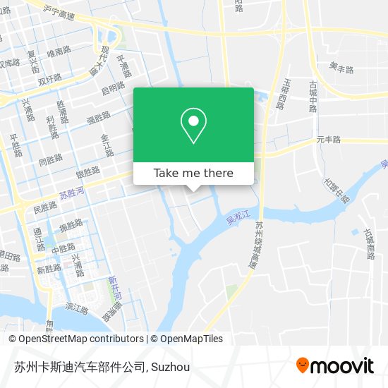 苏州卡斯迪汽车部件公司 map