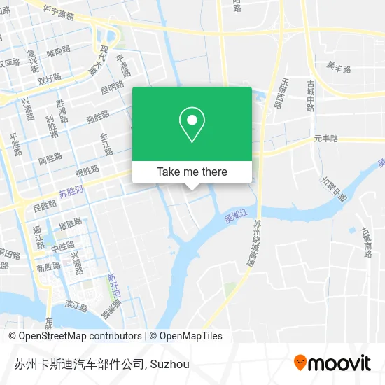 苏州卡斯迪汽车部件公司 map