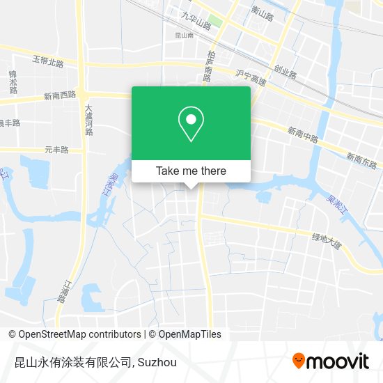 昆山永侑涂装有限公司 map