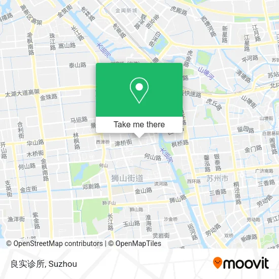 良实诊所 map