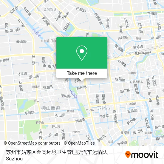 苏州市姑苏区金阊环境卫生管理所汽车运输队 map