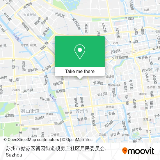 苏州市姑苏区留园街道硕房庄社区居民委员会 map