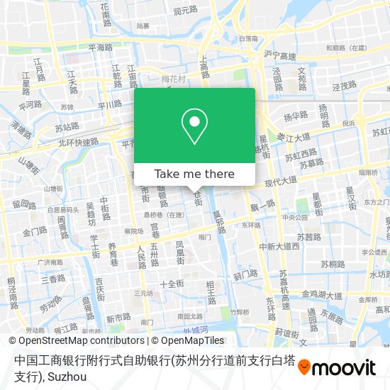 中国工商银行附行式自助银行(苏州分行道前支行白塔支行) map