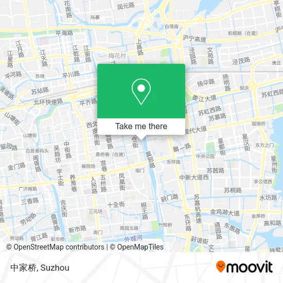 中家桥 map