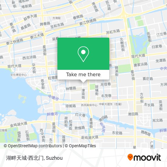 湖畔天城-西北门 map