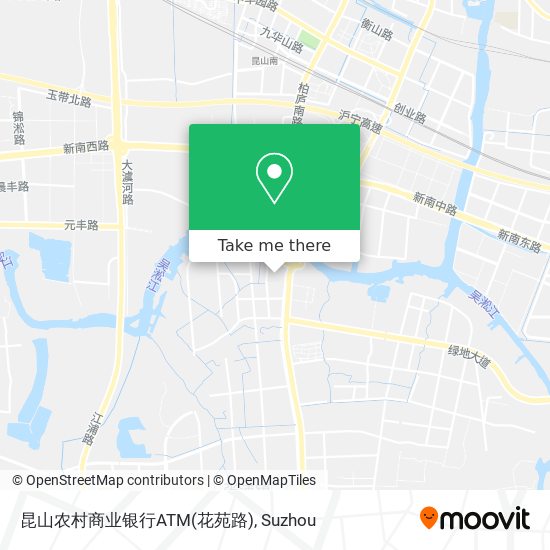 昆山农村商业银行ATM(花苑路) map