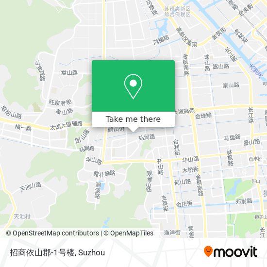 招商依山郡-1号楼 map