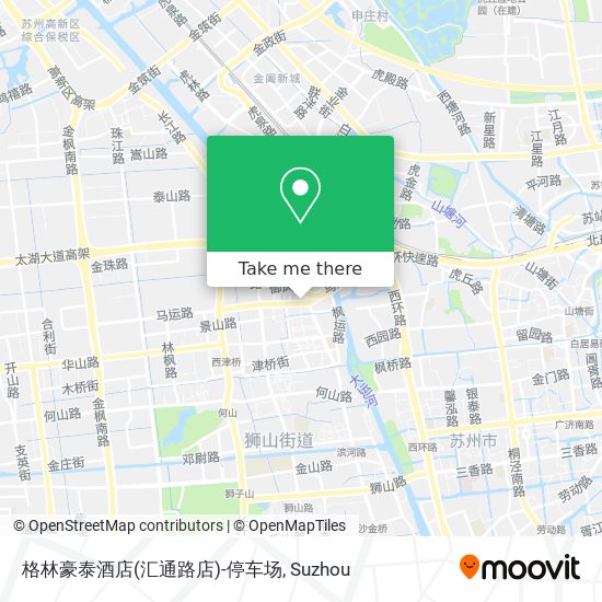 格林豪泰酒店(汇通路店)-停车场 map