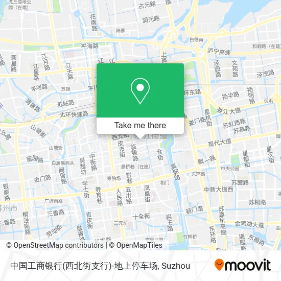 中国工商银行(西北街支行)-地上停车场 map