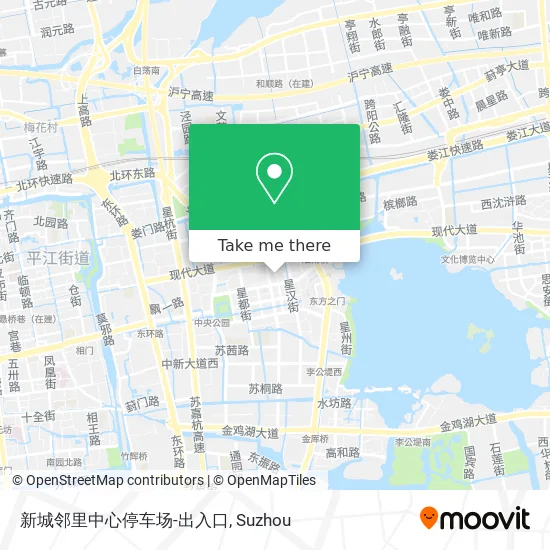 新城邻里中心停车场-出入口 map