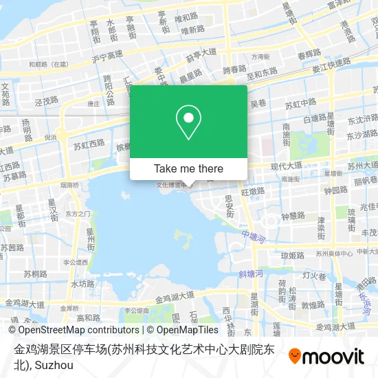 金鸡湖景区停车场(苏州科技文化艺术中心大剧院东北) map