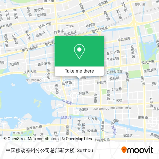 中国移动苏州分公司总部新大楼 map