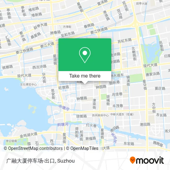 广融大厦停车场-出口 map