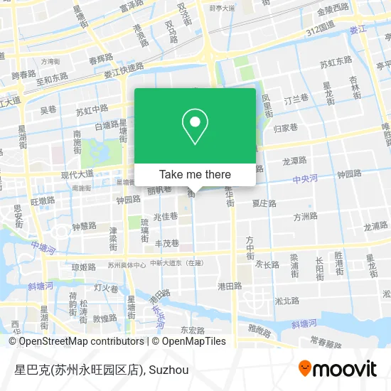 星巴克(苏州永旺园区店) map