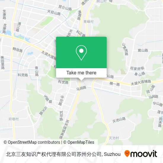 北京三友知识产权代理有限公司苏州分公司 map