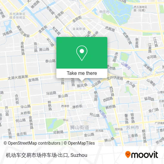 机动车交易市场停车场-出口 map