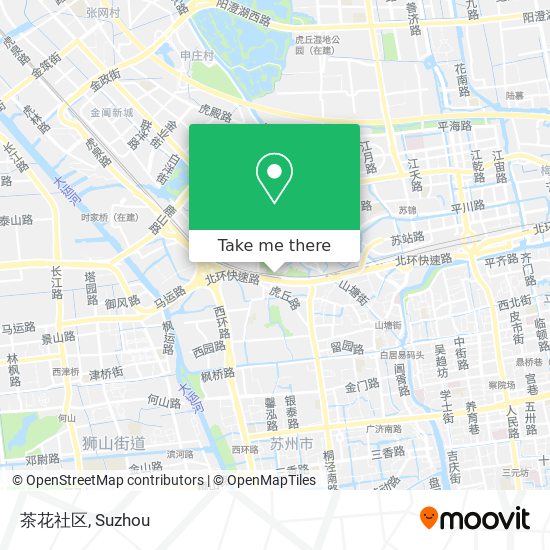 茶花社区 map
