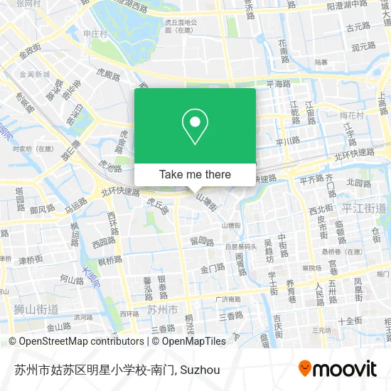 苏州市姑苏区明星小学校-南门 map
