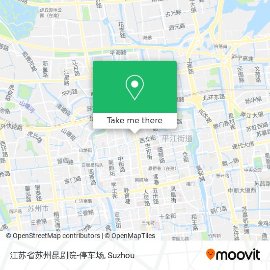 江苏省苏州昆剧院-停车场 map