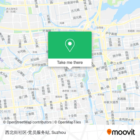 西北街社区-党员服务站 map