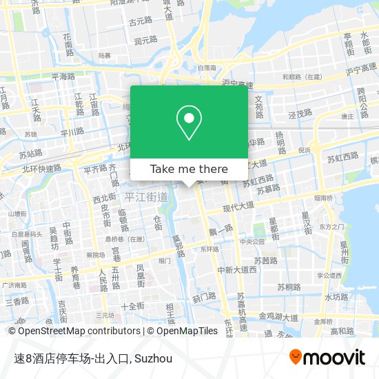 速8酒店停车场-出入口 map