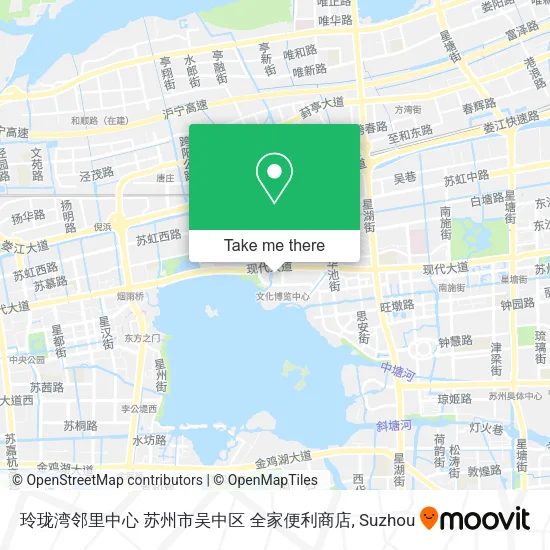 玲珑湾邻里中心 苏州市吴中区 全家便利商店 map