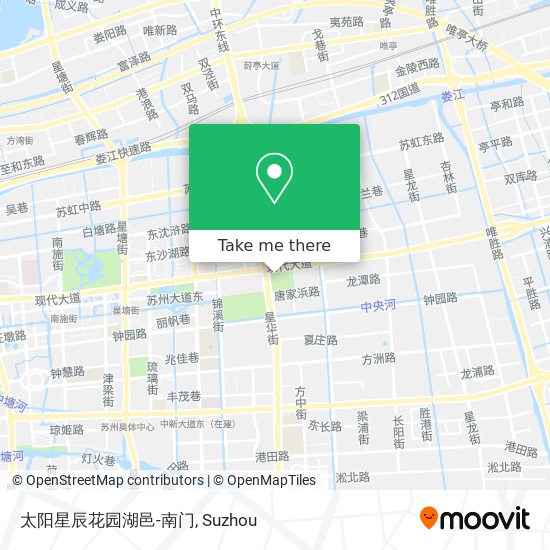 太阳星辰花园湖邑-南门 map