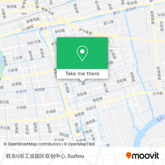 联东U谷工业园区双创中心 map