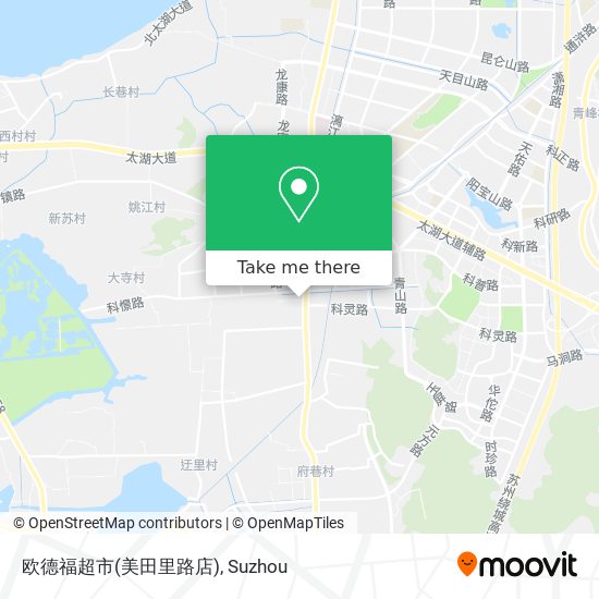 欧德福超市(美田里路店) map