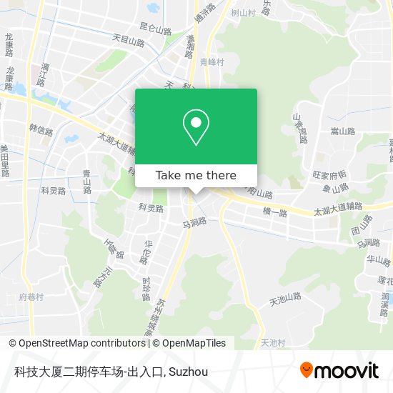 科技大厦二期停车场-出入口 map