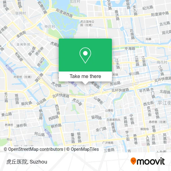 虎丘医院 map
