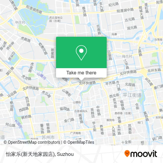 怡家乐(新天地家园店) map