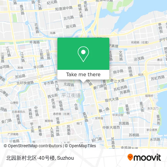 北园新村北区-40号楼 map