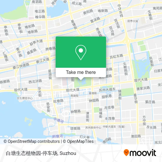 白塘生态植物园-停车场 map