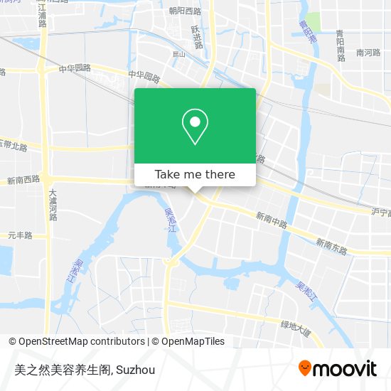 美之然美容养生阁 map