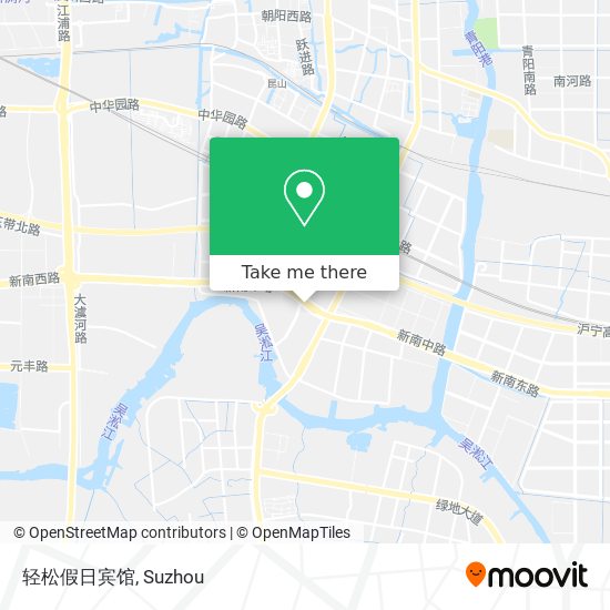 轻松假日宾馆 map
