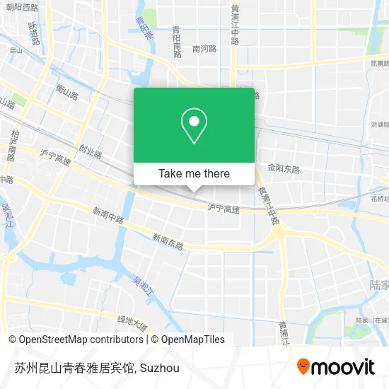 苏州昆山青春雅居宾馆 map