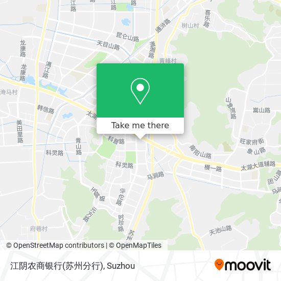 江阴农商银行(苏州分行) map